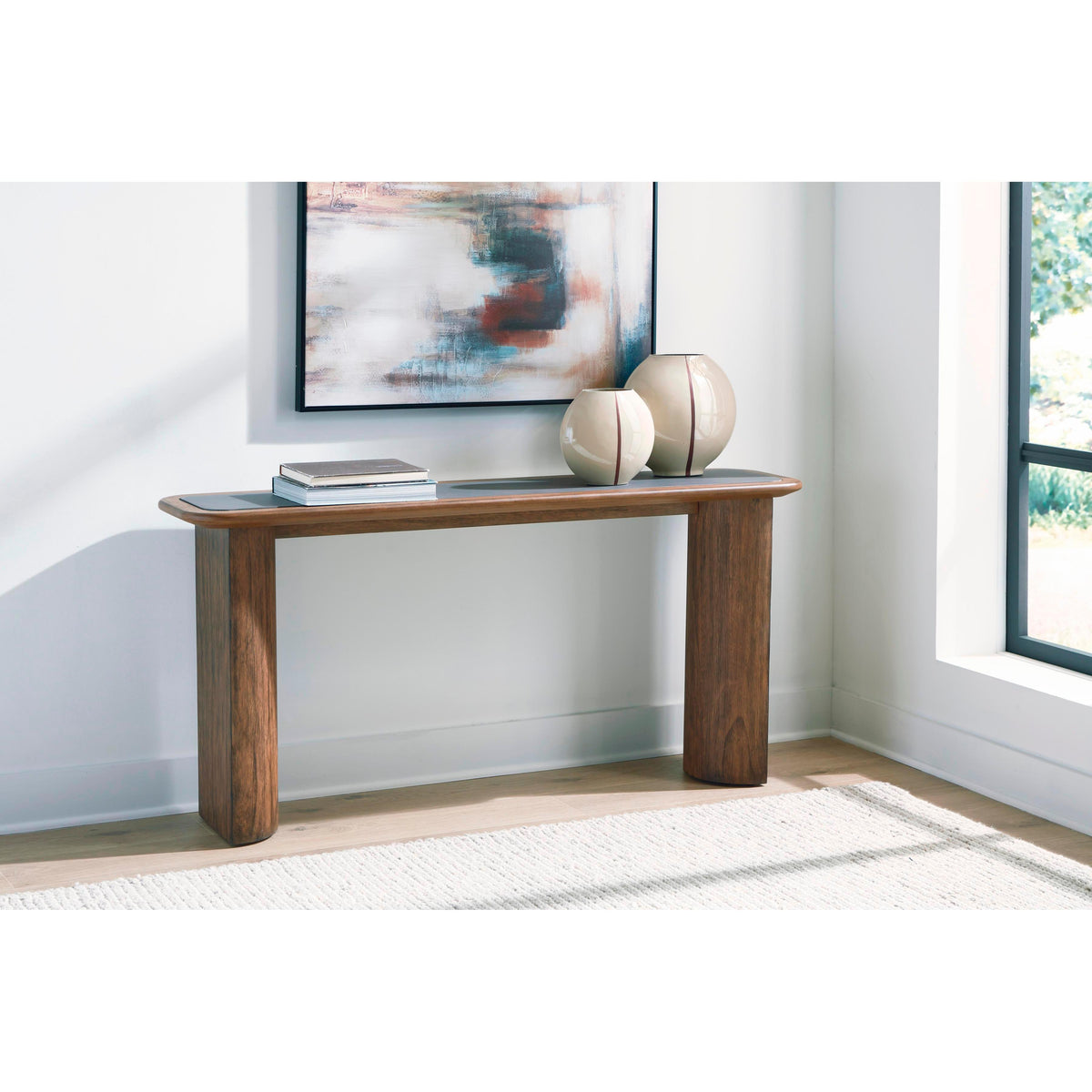 Signature Design by Ashley Dontayne Sofa Table T563-4 IMAGE 3