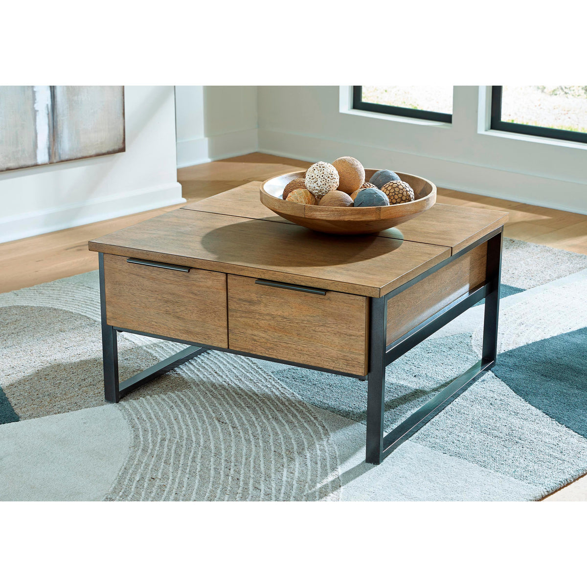 Signature Design by Ashley Montia Lift Top Cocktail Table T602-00 IMAGE 5