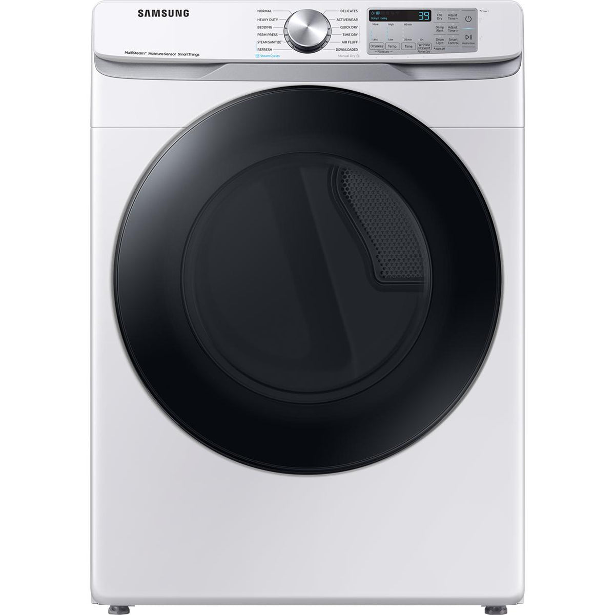 Samsung 7.5 cu. ft. Electric Dryer with Multi Steam DVE45B6305W/AC IMAGE 1