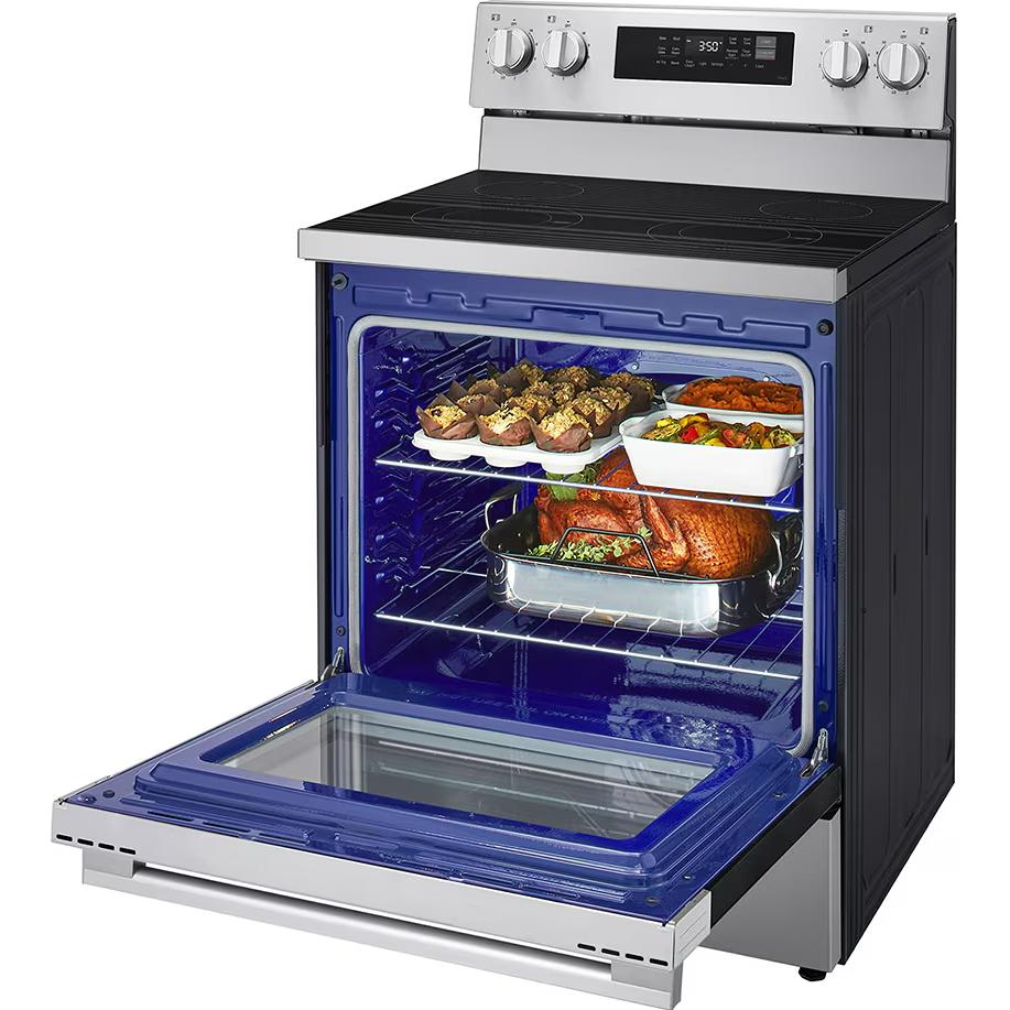 LG 30-inch 6.3 cu ft. Electric Range with Probake Convection and EasyClean® LREN6321YE IMAGE 12