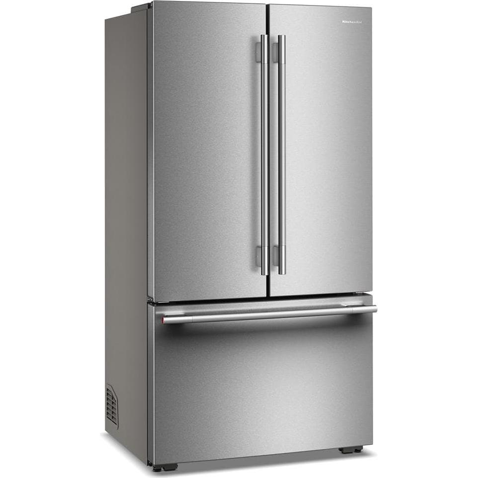 KitchenAid 36-inch, 24.8 cu. ft. Counter-Depth French 3-Door Refrigerator with Internal Water Dispenser KRFC336SPS IMAGE 3