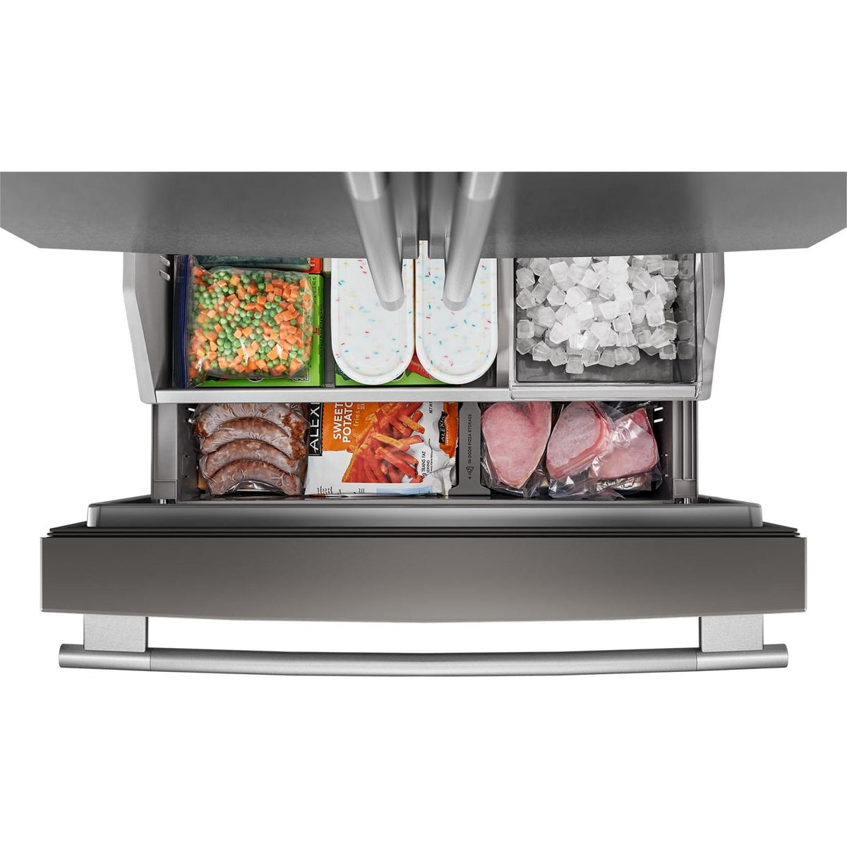 KitchenAid 36-inch, 24.8 cu. ft. Counter-Depth French 3-Door Refrigerator with Internal Water Dispenser KRFC336SPS IMAGE 6