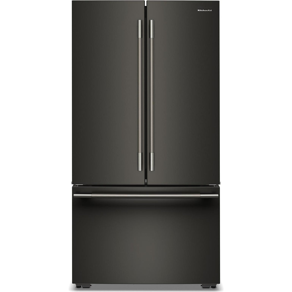 KitchenAid 36-inch, 24.8 cu. ft. Counter-Depth French 3-Door Refrigerator with Internal Water Dispenser KRFC336SBE IMAGE 1