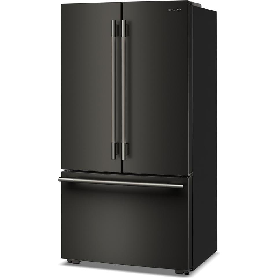 KitchenAid 36-inch, 24.8 cu. ft. Counter-Depth French 3-Door Refrigerator with Internal Water Dispenser KRFC336SBE IMAGE 3