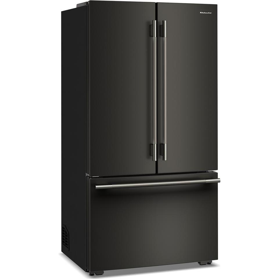 KitchenAid 36-inch, 24.8 cu. ft. Counter-Depth French 3-Door Refrigerator with Internal Water Dispenser KRFC336SBE IMAGE 4