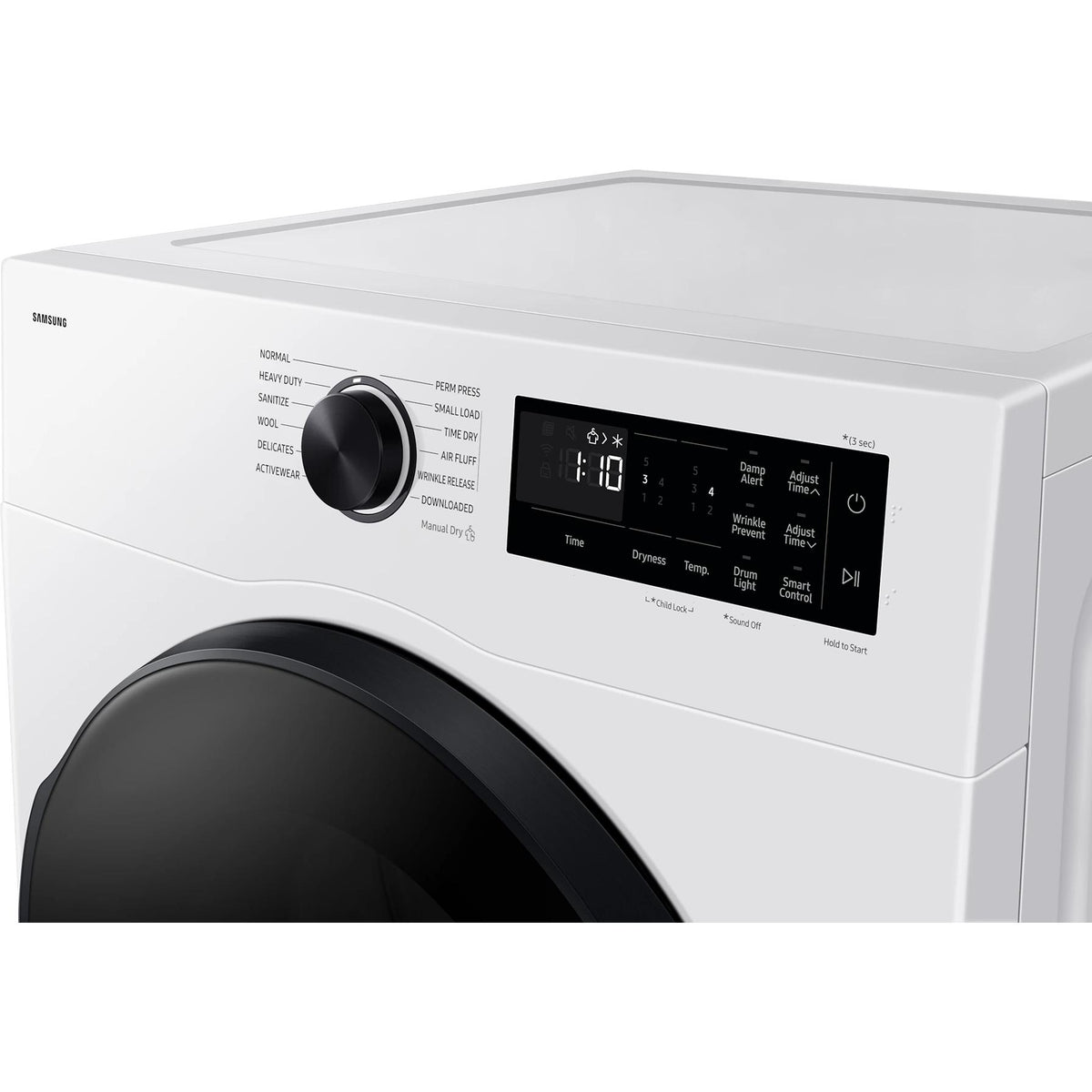Samsung 4.0 Cu.Ft. 5000 Series Compact Electric Dryer DV25FG50BVBE/AC IMAGE 4