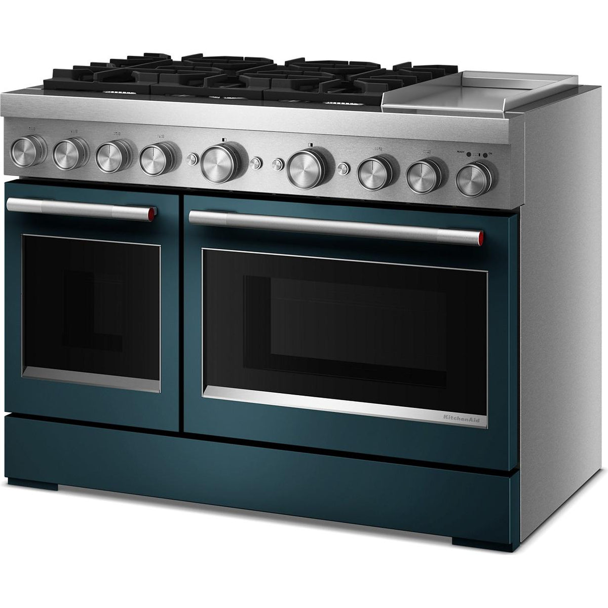 KitchenAid 48-inch Freestanding Commercial-Style Dual-Fuel Range with Griddle KFDD948SAG IMAGE 4