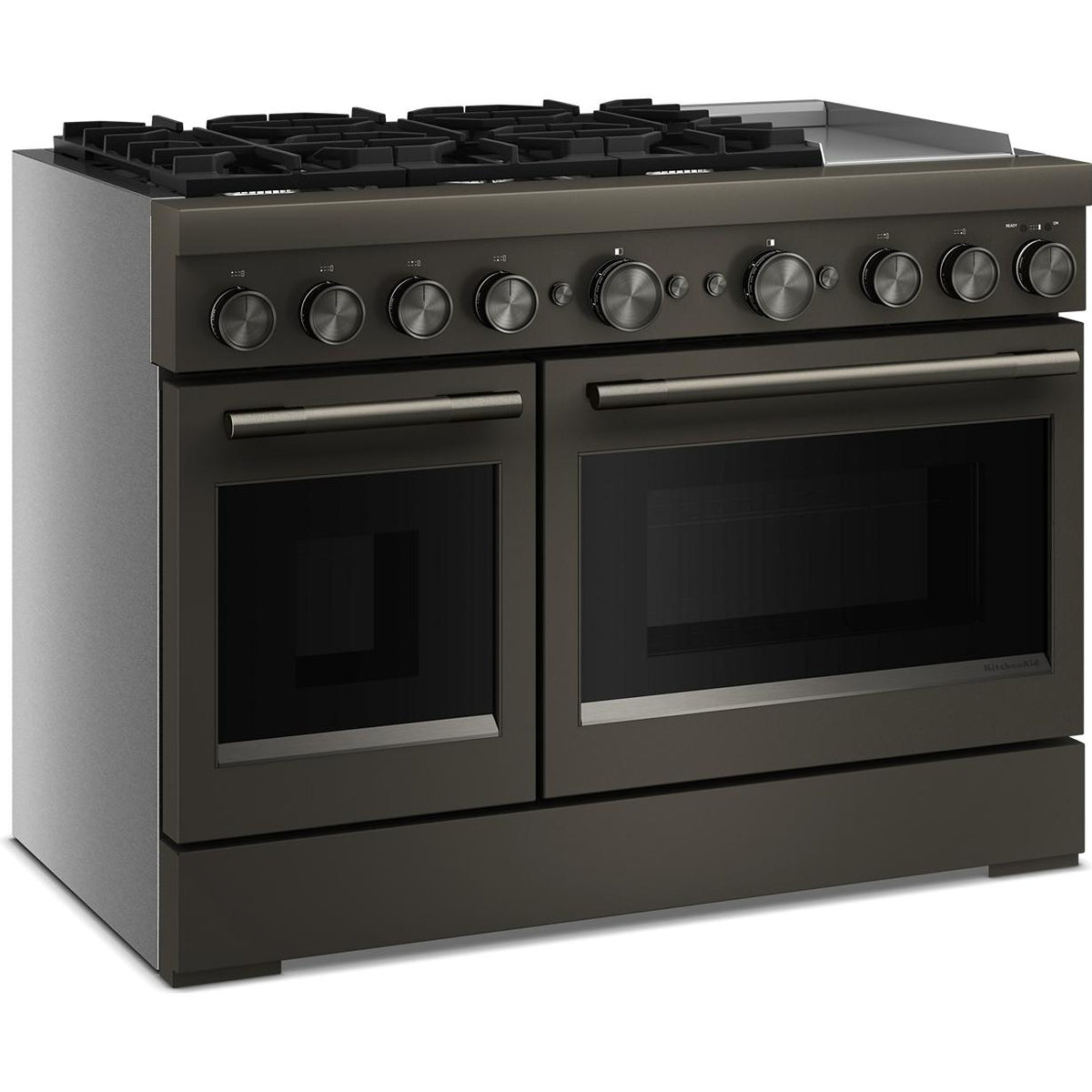 KitchenAid 48-inch Freestanding Commercial-Style Dual-Fuel Range with Griddle KFDD948SBE IMAGE 3