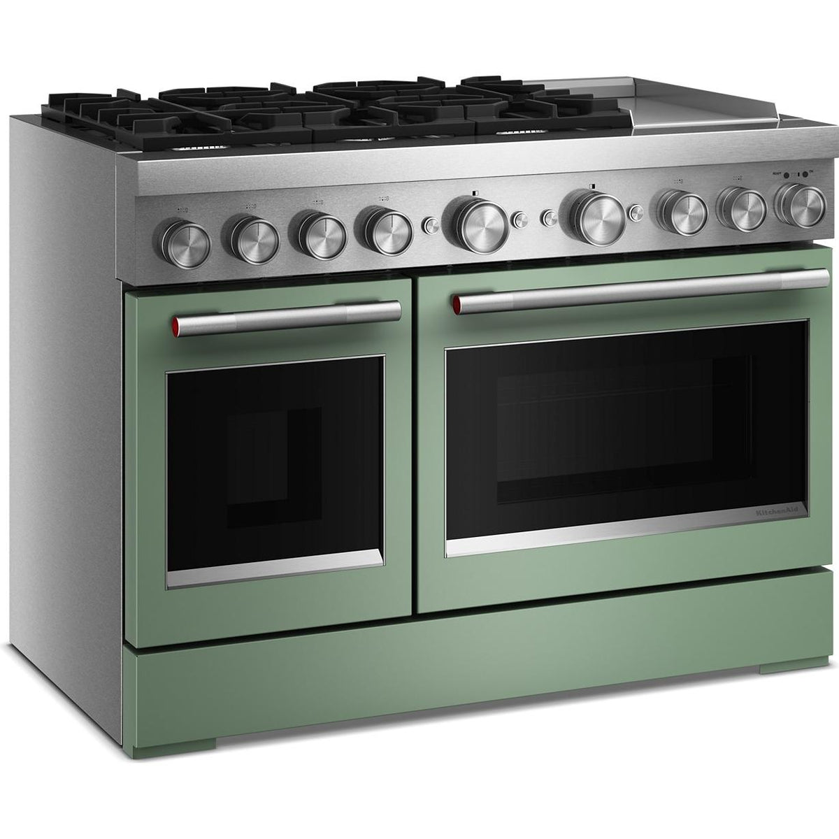 KitchenAid 48-inch Freestanding Commercial-Style Dual-Fuel Range with Griddle KFDD948SDC IMAGE 4