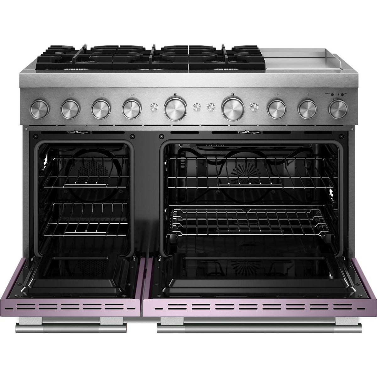 KitchenAid 48-inch Freestanding Commercial-Style Dual-Fuel Range with Griddle KFDD948SWF IMAGE 2