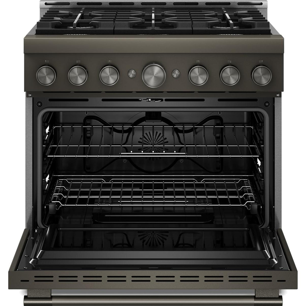 KitchenAid 36-inch Slide-in Gas Range with 6 Burners KFGS936SBE IMAGE 2