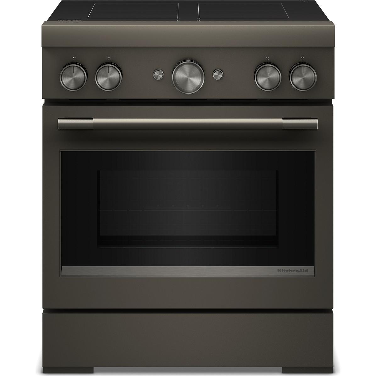 KitchenAid 30-inch Freestanding Induction Range with 4 Elements KFIS930SBE IMAGE 1
