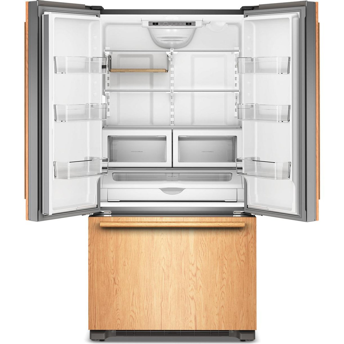 KitchenAid 36-inch, 21.9 cu. ft. Counter-Depth French 3-Door Refrigerator with Ice Maker KRFC136TPA IMAGE 3