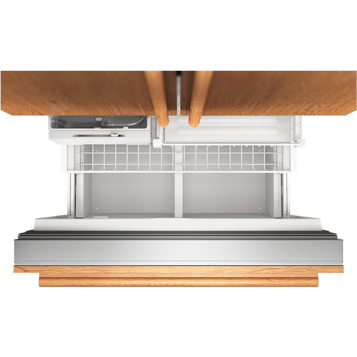 KitchenAid 36-inch, 21.9 cu. ft. Counter-Depth French 3-Door Refrigerator with Ice Maker KRFC136TPA IMAGE 4