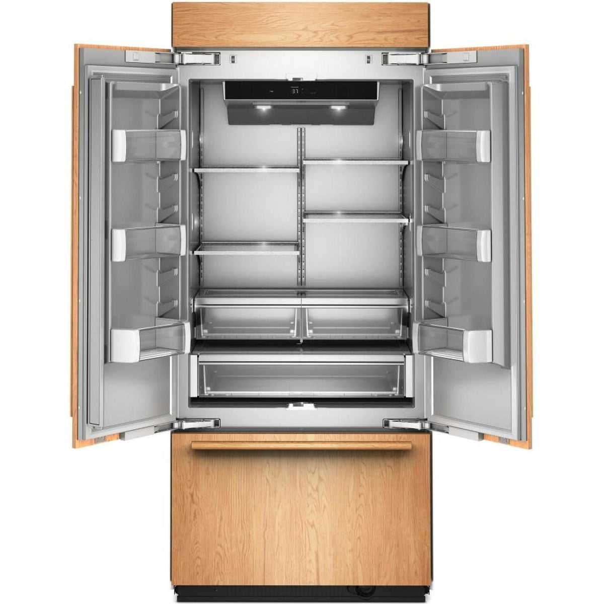 KitchenAid 36-inch Built-in French 3-Door Refrigerator with Interior Ice Maker KBFN536TPA IMAGE 2