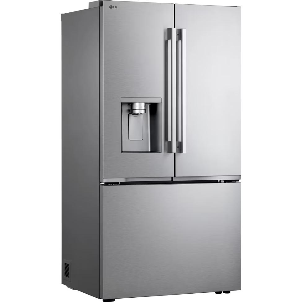 LG 24-inch, 23.7 cu. ft. Counter-Depth MAX™ French 3-Door Refrigerator with Zero Clearance™ LF24Z6330S IMAGE 9