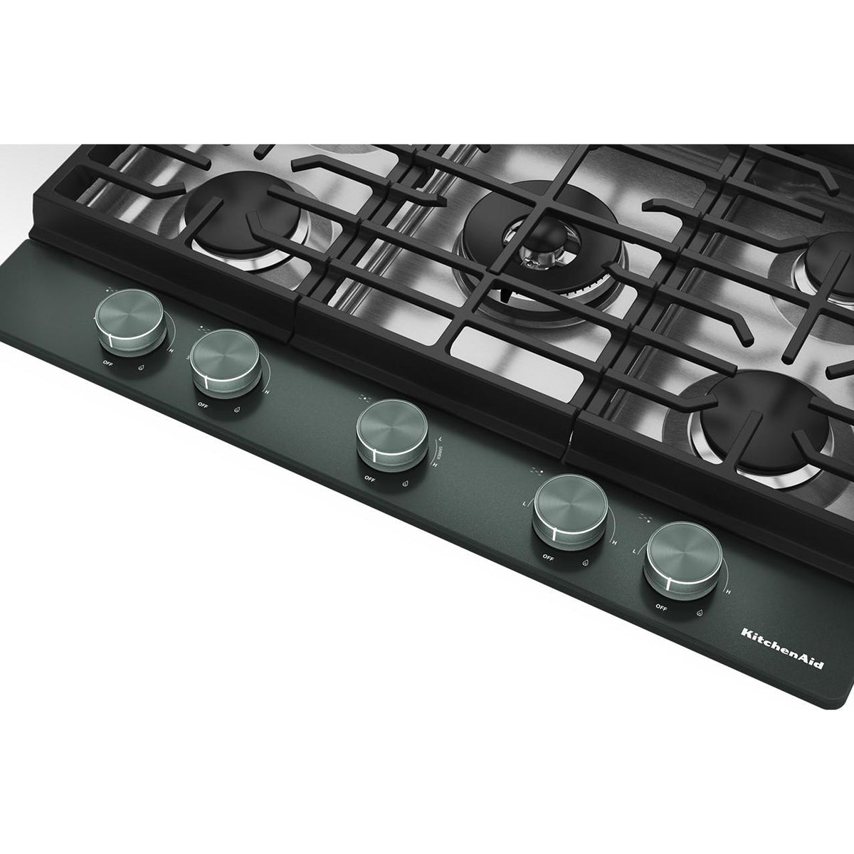 KitchenAid 30-inch Built-in Gas Cooktop with 5 Burners KCGK530SJP IMAGE 3