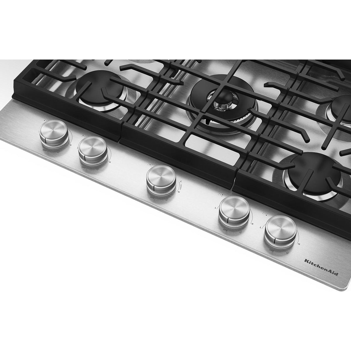 KitchenAid 30-inch Built-in Gas Cooktop with 5 Burners KCGK730SSS IMAGE 3