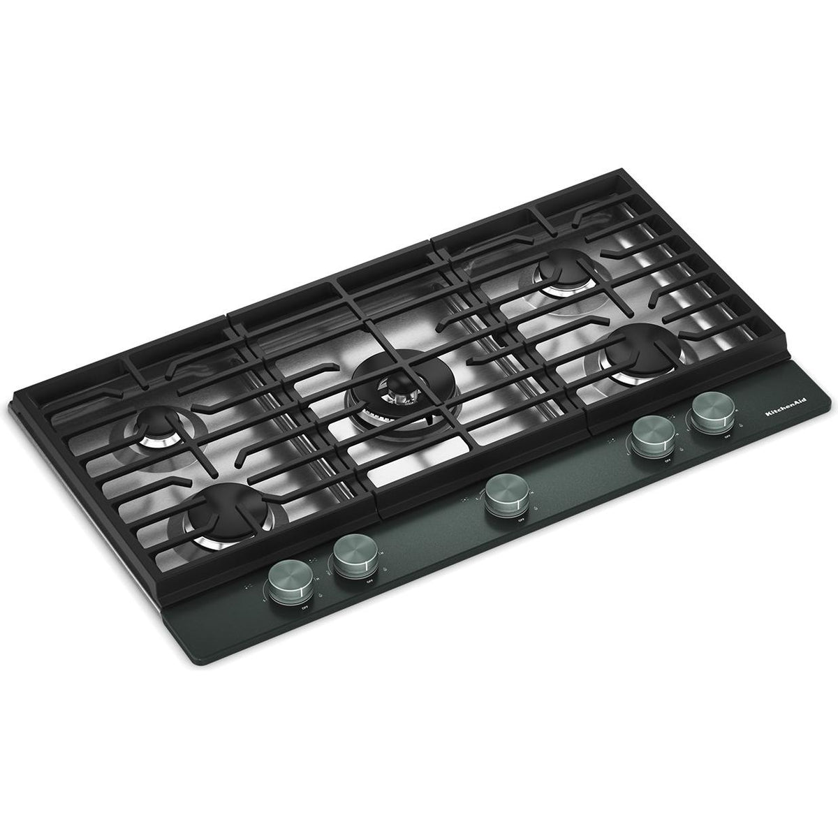 KitchenAid 36-inch Built-in Gas Cooktop with 5 Burners KCGK736SJP IMAGE 2
