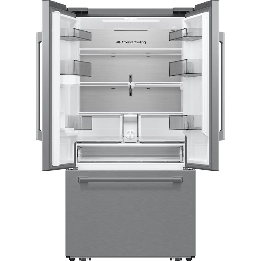 Samsung French 3-Door Refrigerator with In-Door Tall Dispenser RF70H25KERAA IMAGE 4