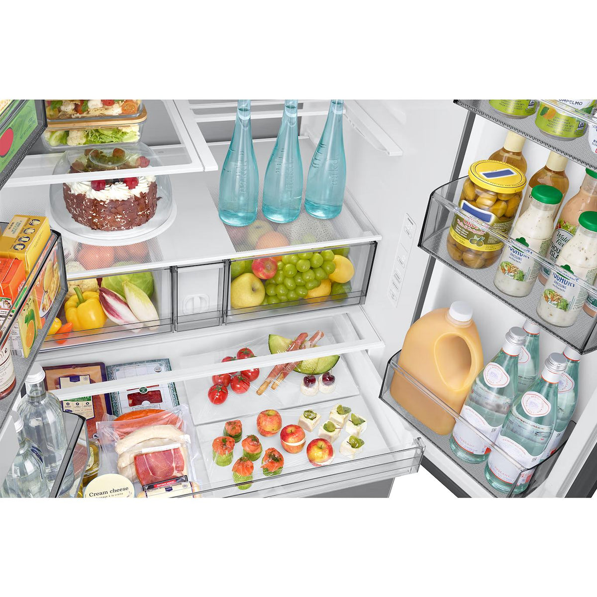 Samsung French 3-Door Refrigerator with In-Door Tall Dispenser RF70H25KERAA IMAGE 8
