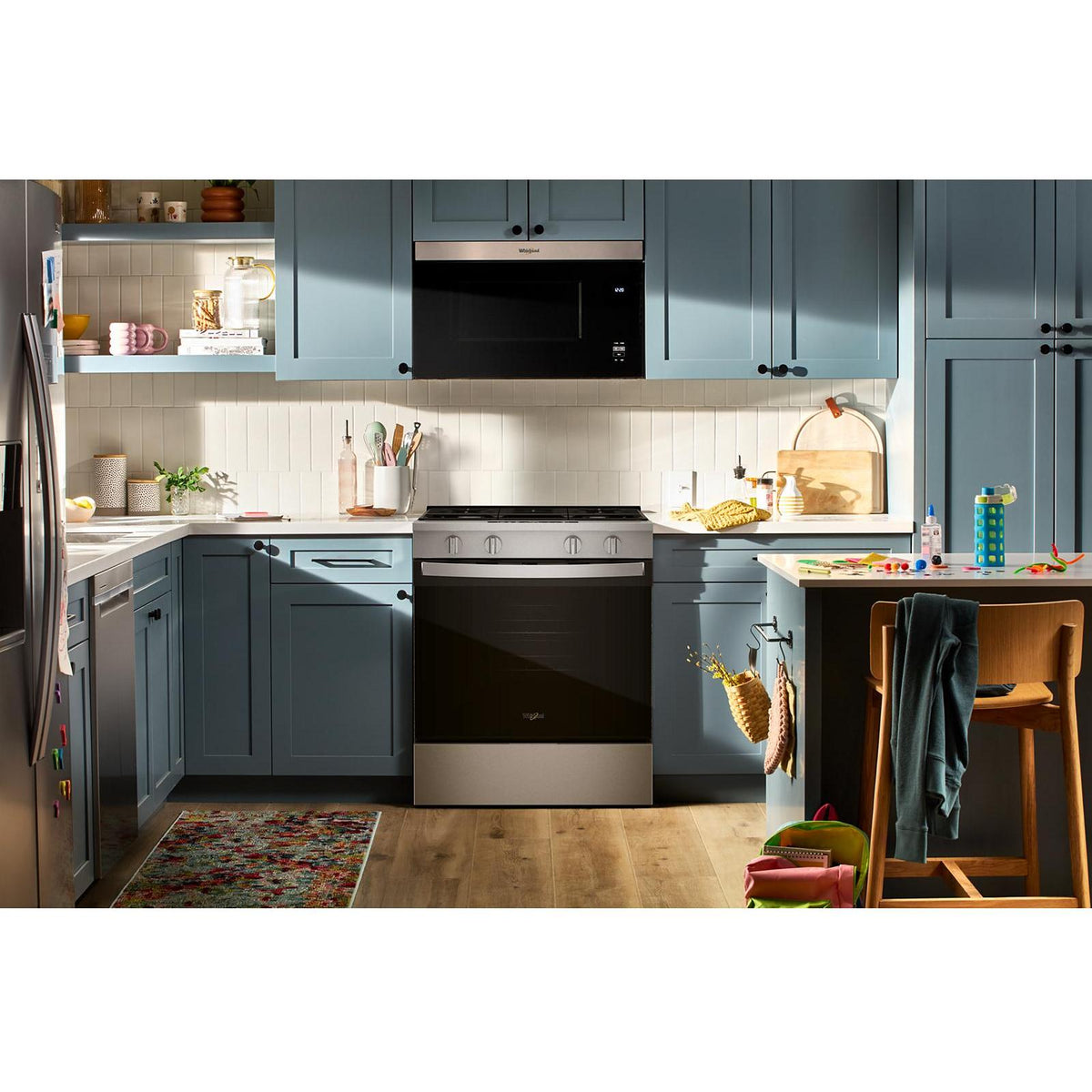 Whirlpool 30-inch Slide-in Gas Range with Air Cooking Technology WSGS4530TZ IMAGE 11