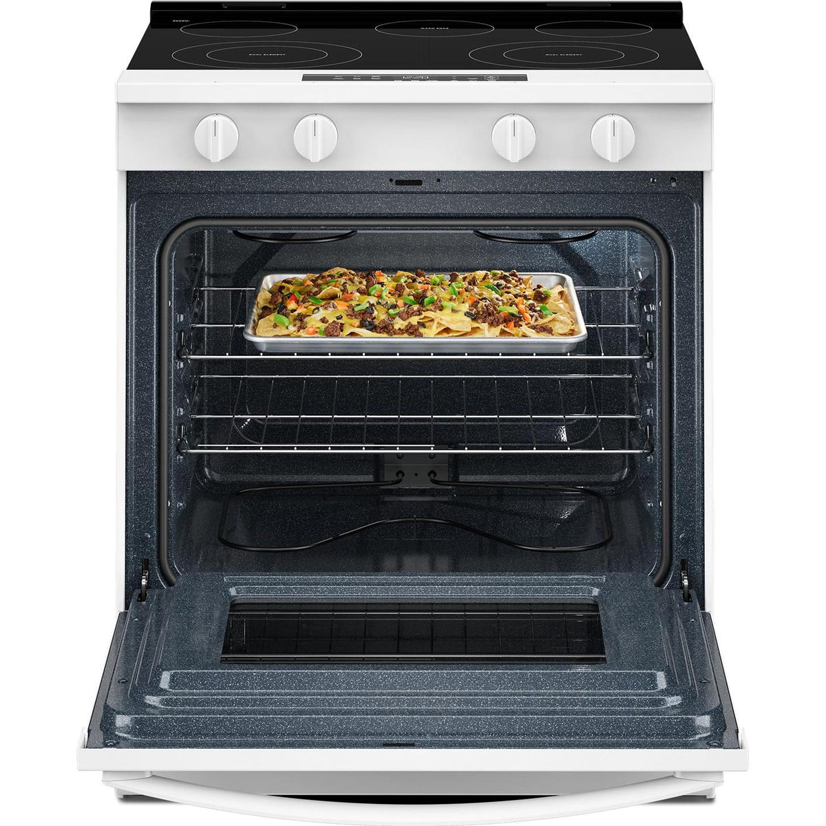 Whirlpool 30-inch Slide-in Electric Range with Wi-Fi YWSES3330TW IMAGE 2
