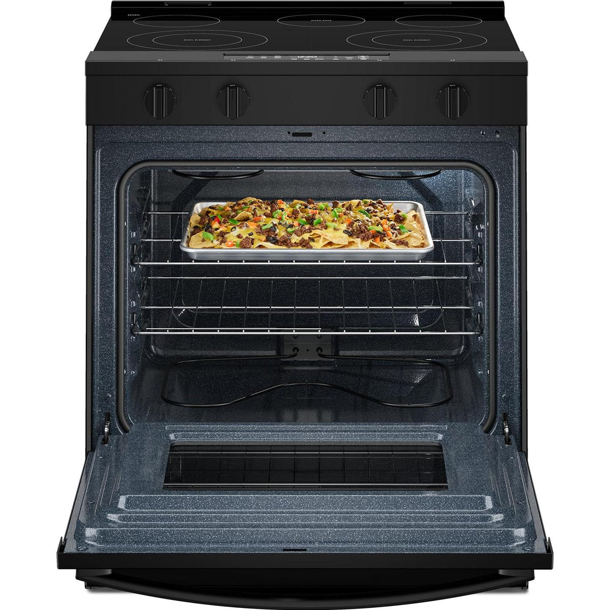 Whirlpool 30-inch Slide-in Electric Range with Wi-Fi YWSES3330TB IMAGE 2