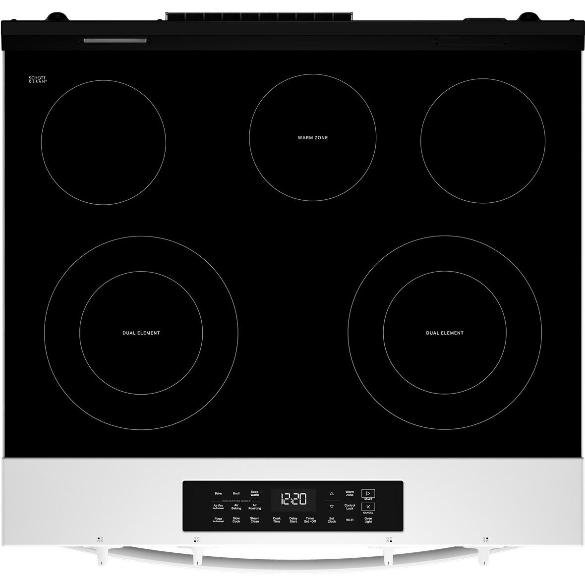 Whirlpool 30-inch Slide-in Electric Range with Wi-Fi YWSES4530TW IMAGE 3
