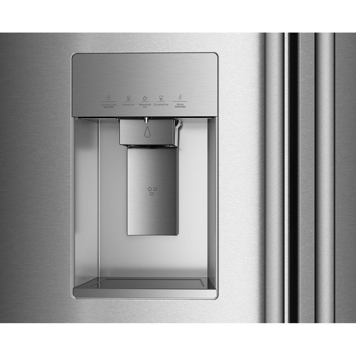 KitchenAid 36-inch, 23.9 cu. ft. Counter-Depth French 3-Door Refrigerator with Wi-Fi KRFC736SPS IMAGE 7