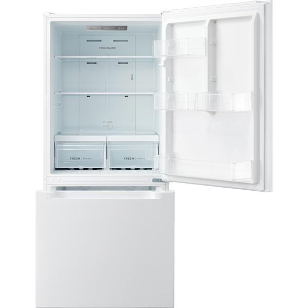 Frigidaire 30-inch, 18.7 cu. ft. Freestanding Bottom Freezer Refrigerator FRBE1925AW IMAGE 2