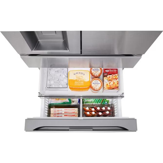 LG 29 cu. ft. MAX™ 4-Door French Door Refrigerator with Mini Craft Ice™ and Full-Convert Drawer™ LF29S9730S IMAGE 13