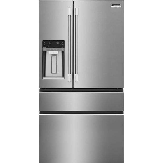 Frigidaire Professional 36-inch, 26.3 cu. ft. Freestanding French 4-Door Refrigerator with Custom-Flex® Temperature Drawer PRMS2790BF IMAGE 1