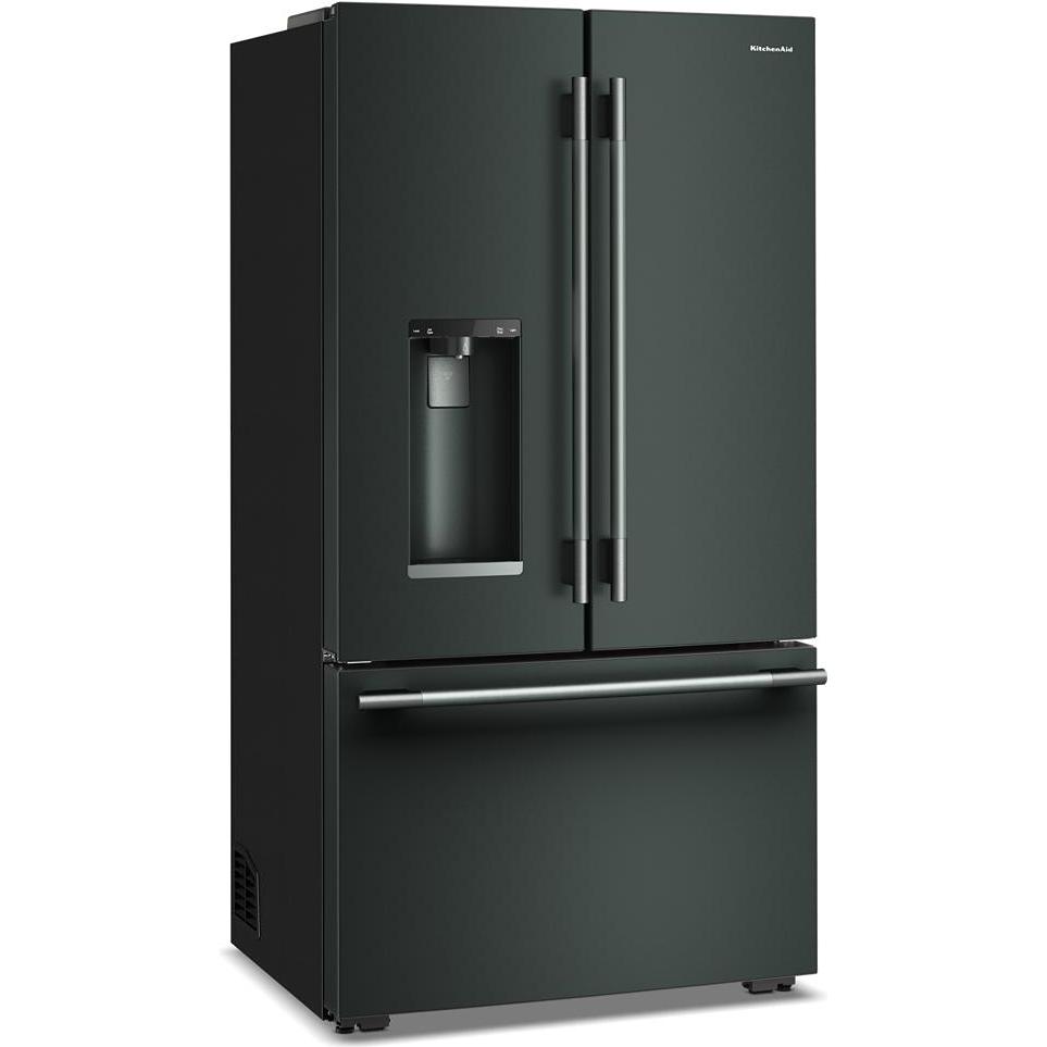 KitchenAid 36-inch, 23.1 cu. ft. Counter-Depth French 3-Door Refrigerator with External Water and Ice Dispensing System KRFC536SJP IMAGE 4