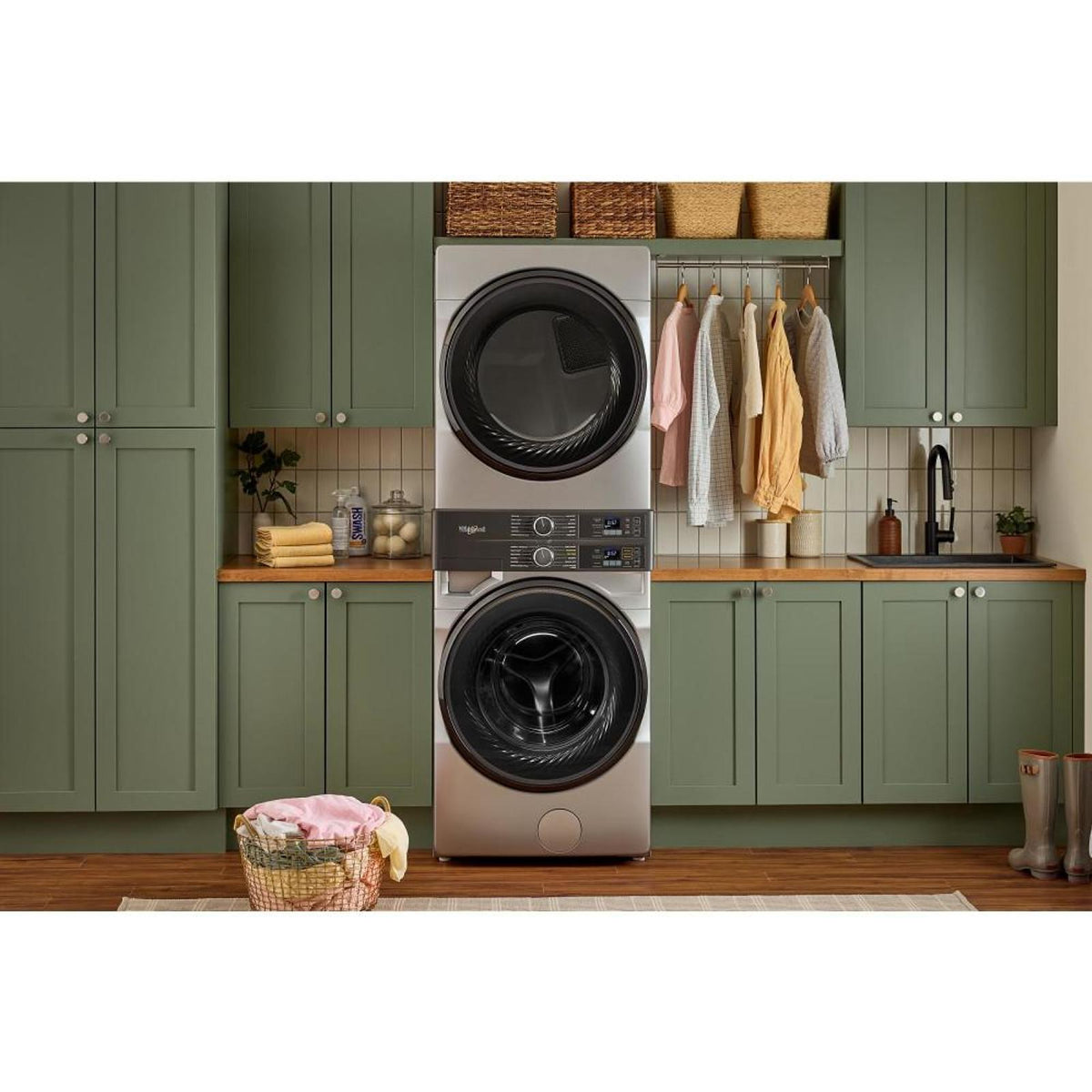 Whirlpool Stacked Washer/Dryer Gas Laundry Center WGF5727TR IMAGE 7