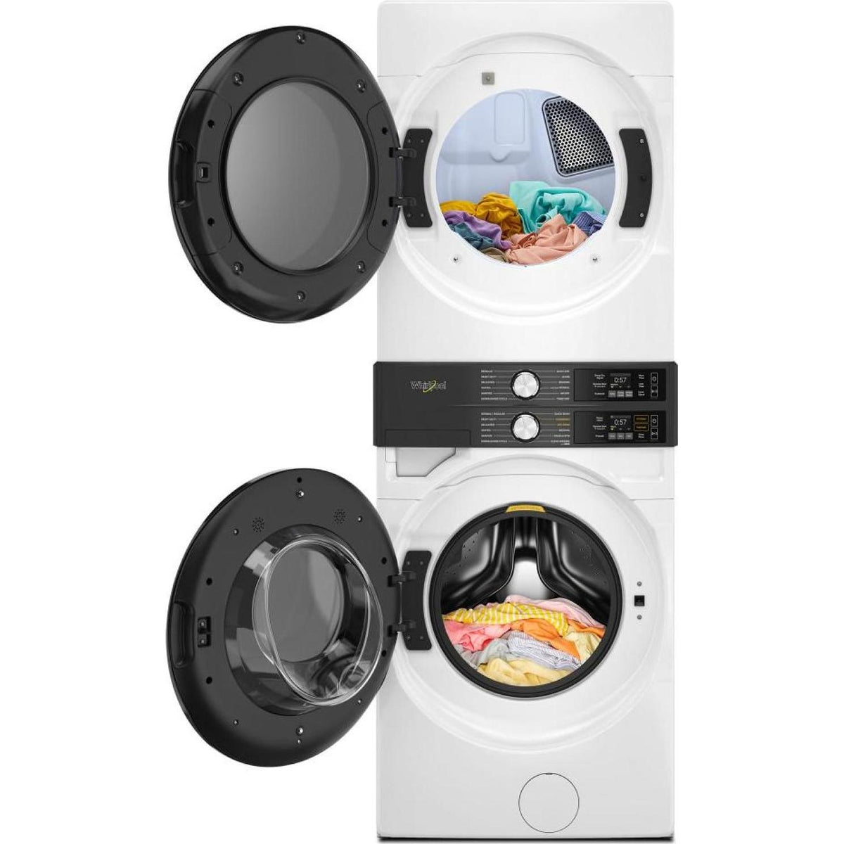 Whirlpool Stacked Washer/Dryer Gas Laundry Center WGF5727TW IMAGE 3