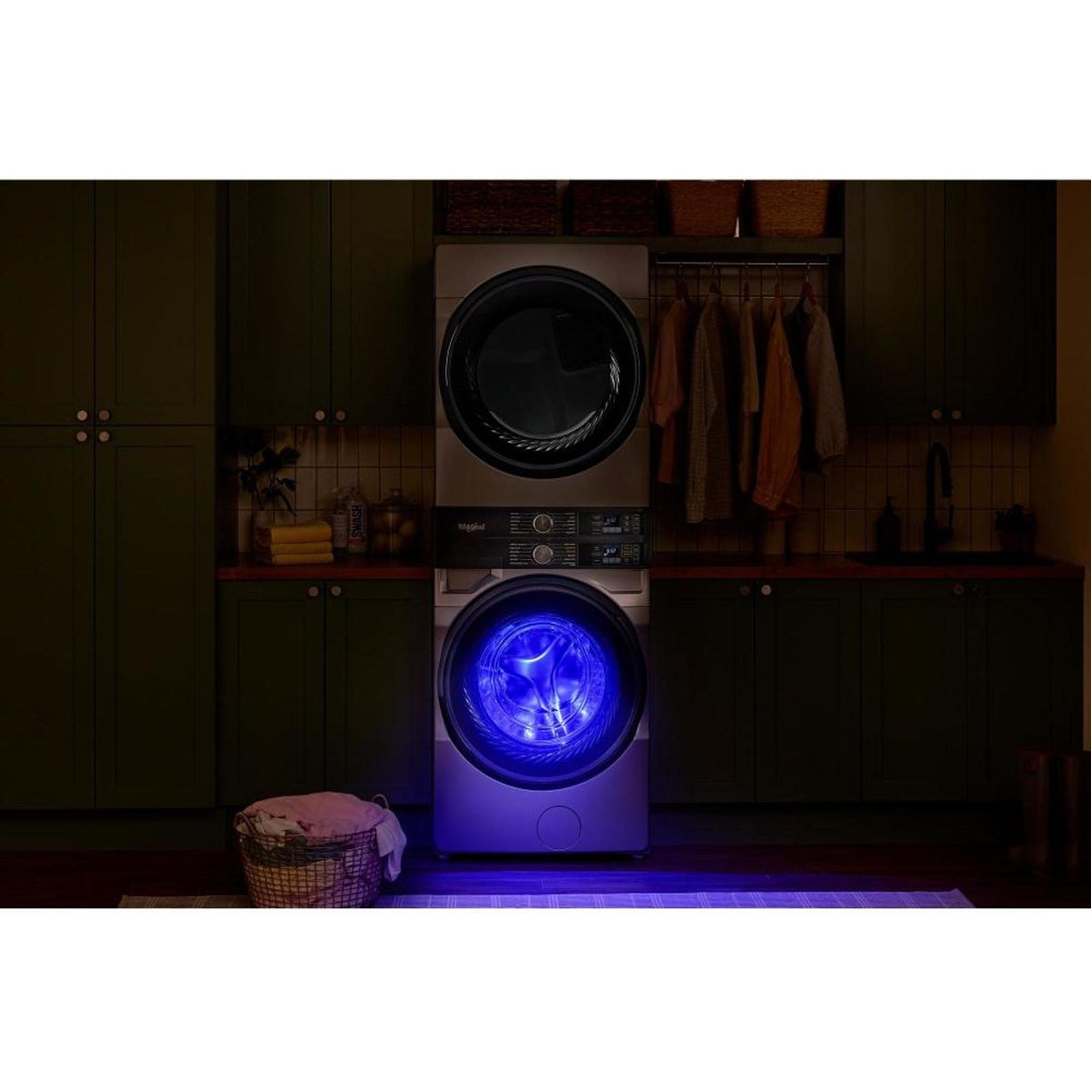 Whirlpool Stacked Washer/Dryer Gas Laundry Center WGF5727TW IMAGE 6