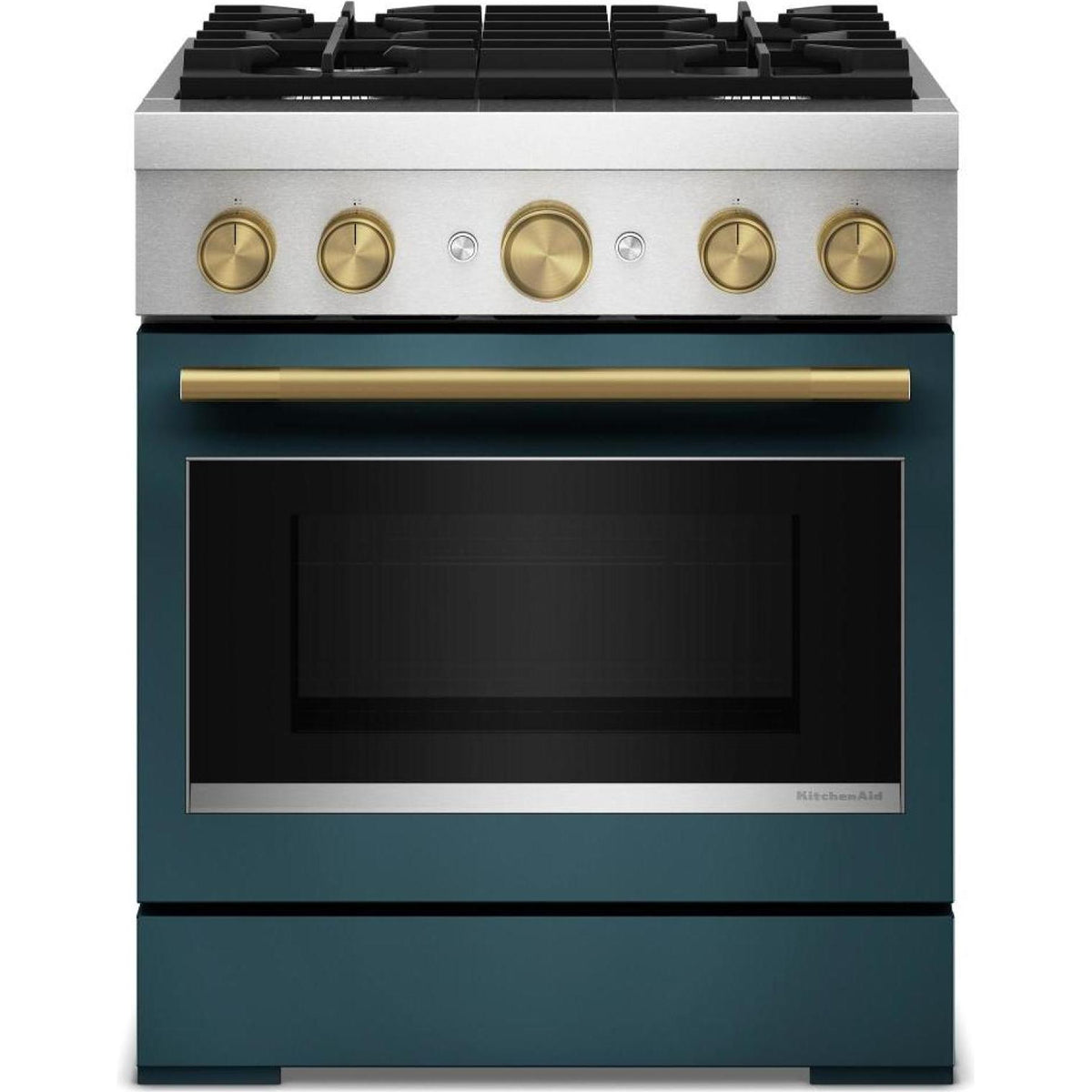 KitchenAid 30-inch Freestanding Commercial-Style Dual-Fuel Range KFDS930SAG IMAGE 2