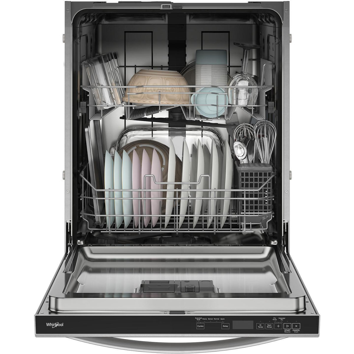 Whirlpool 50 dBA Flush to Cabinet Dishwasher WDTF3024SZ IMAGE 2
