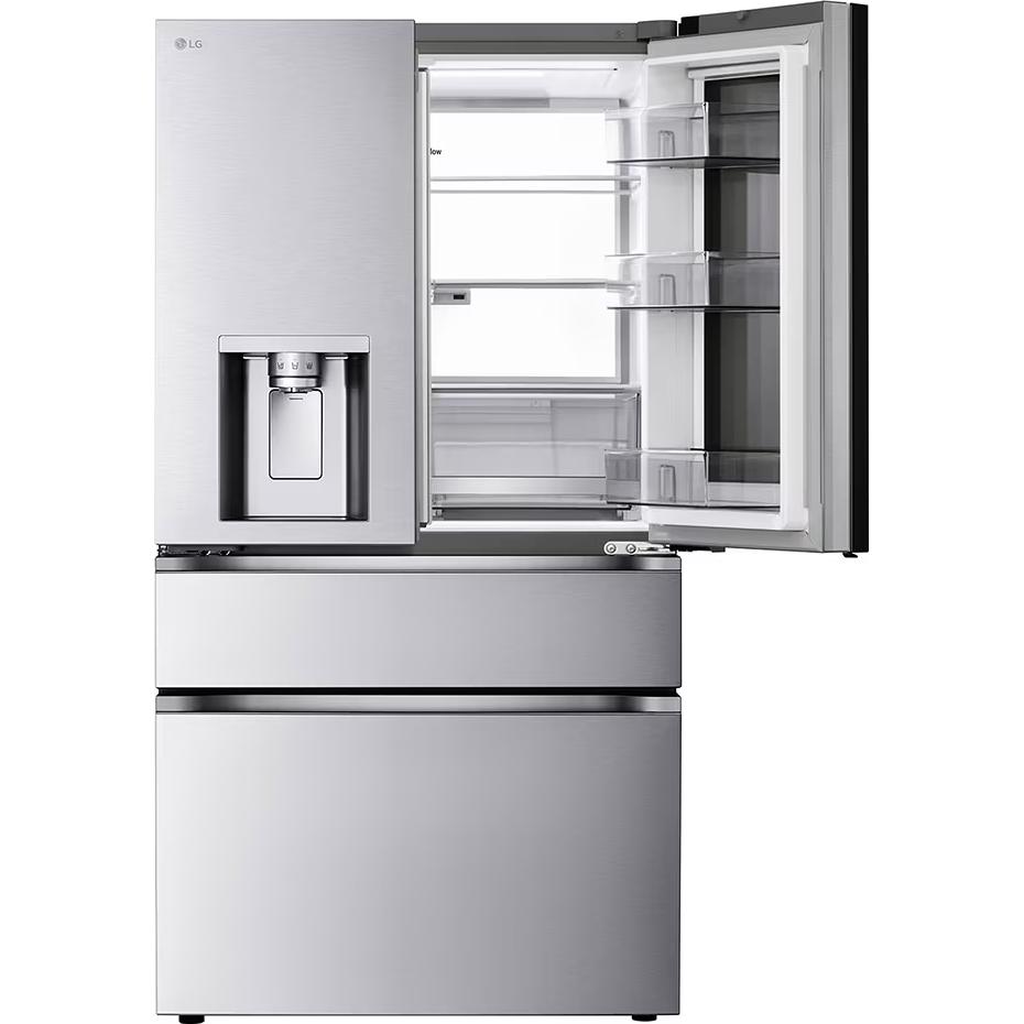 LG 36-inch, 29 cu. ft. French 4-Door Refrigerator with Mirror InstaView® MyColor® and Mini Craft Ice® LF29S9775S IMAGE 3