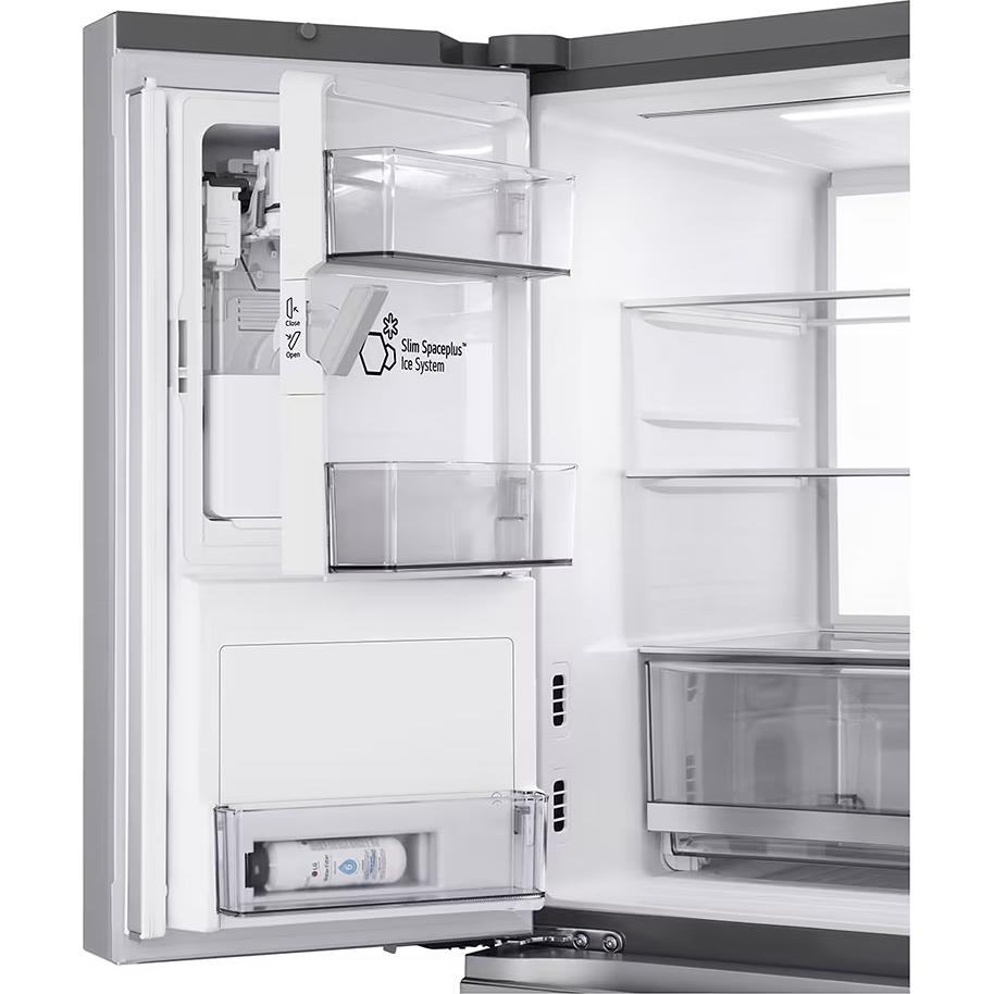 LG 36-inch, 29 cu. ft. French 4-Door Refrigerator with Mirror InstaView® MyColor® and Mini Craft Ice® LF29S9775S IMAGE 9