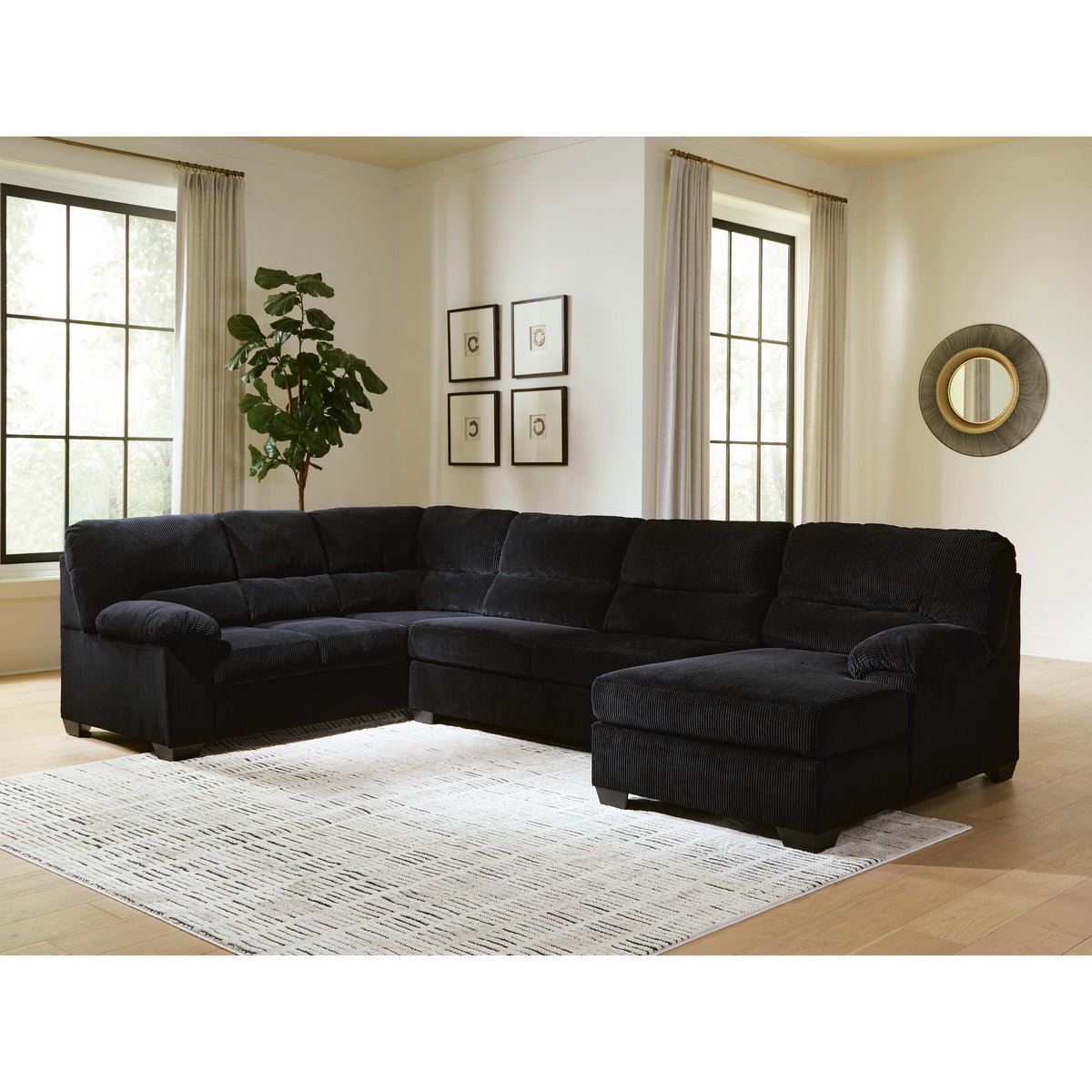 Signature Design by Ashley SimpleJoy 24204S2 3 pc Sectional with Chaise IMAGE 2
