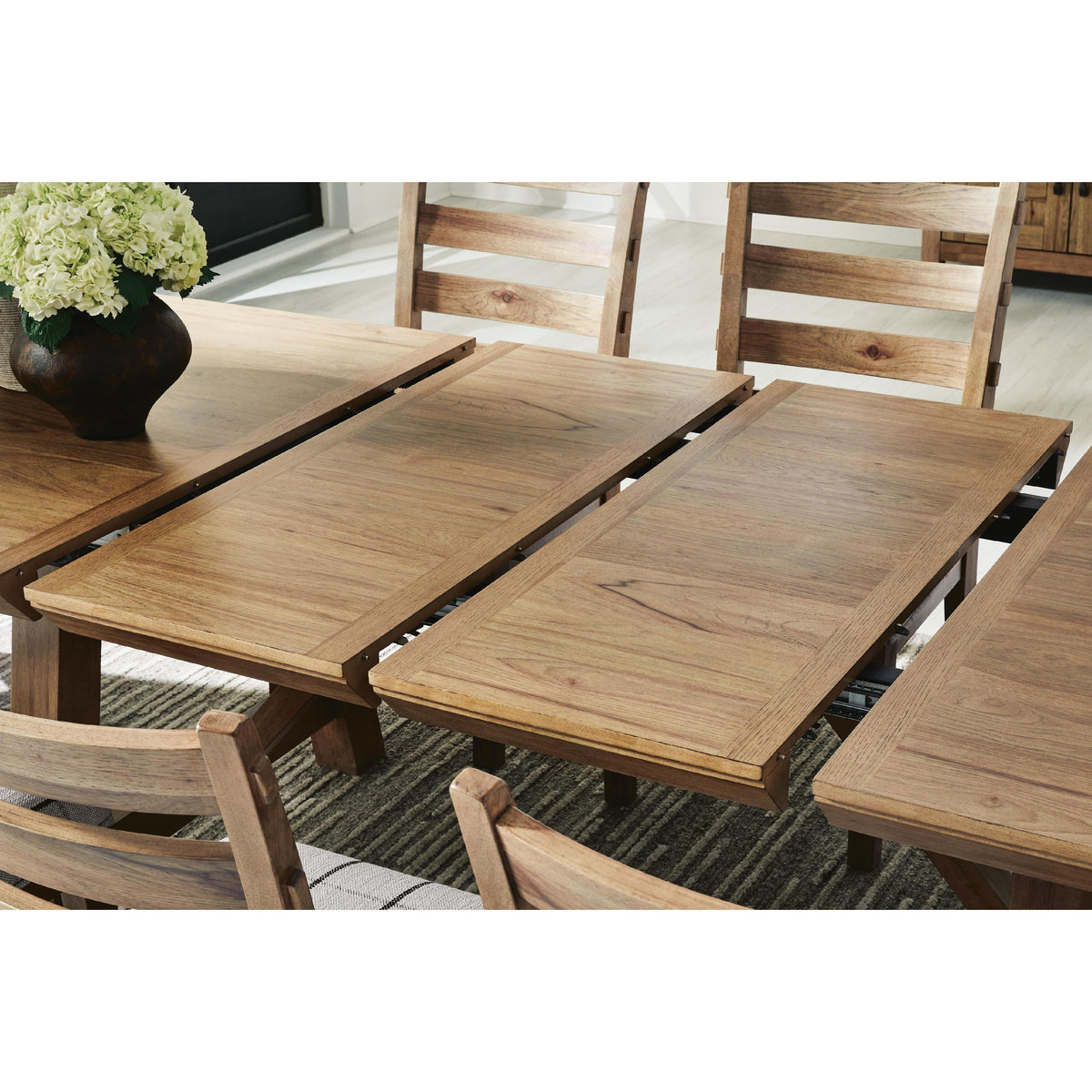 Benchcraft Ridgester D858-45 Rectangular Dining Room Extension Table IMAGE 7