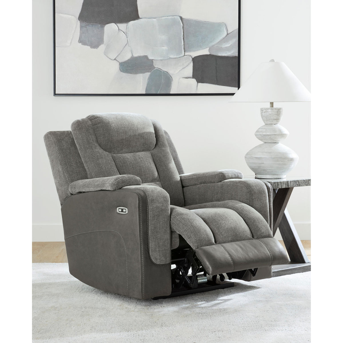 Signature Design by Ashley Mixed Motion PC8350513 Power Recliner with Adjustable Headrest IMAGE 6