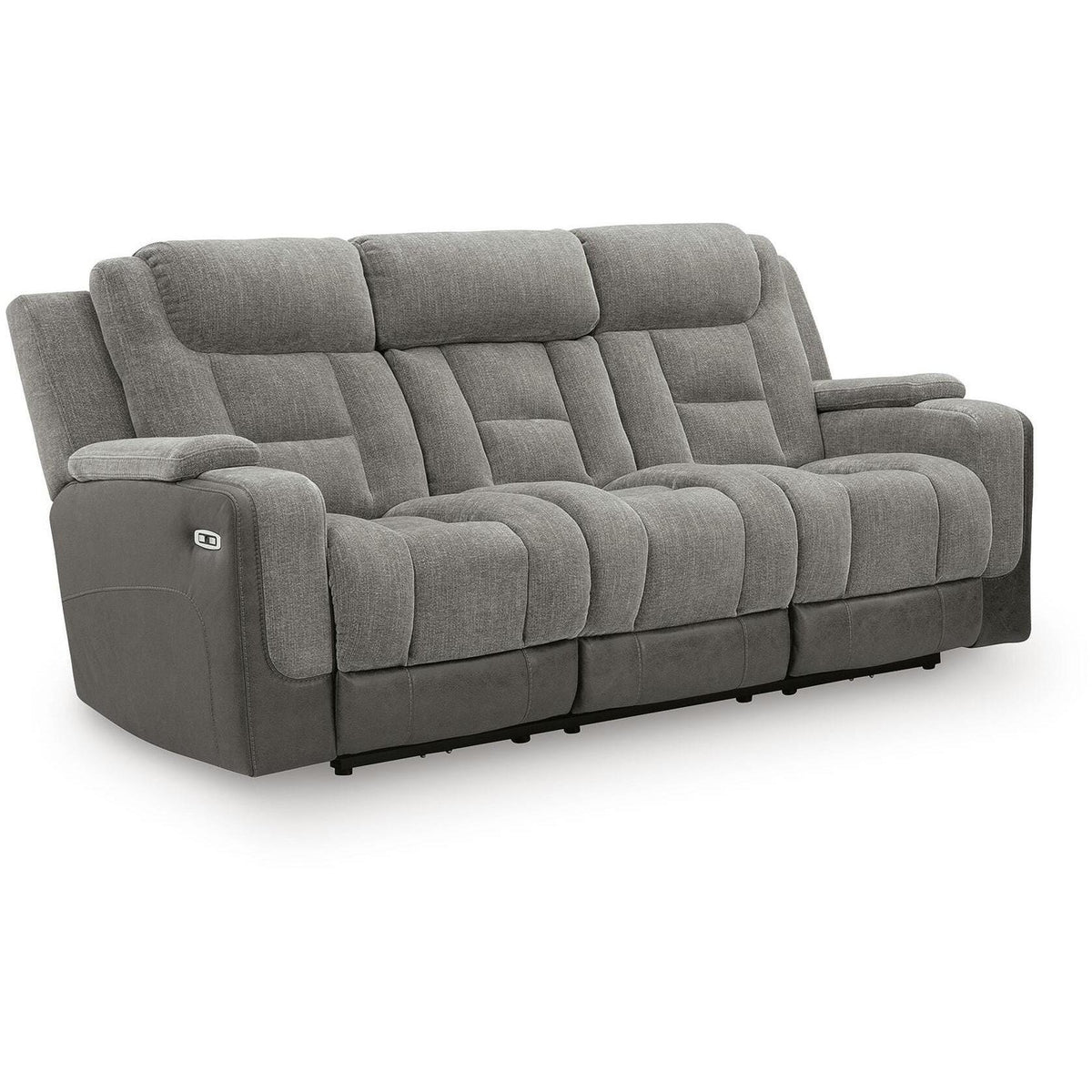 Signature Design by Ashley Mixed Motion PC8350515 Power Reclining Sofa with Adjustable Headrest IMAGE 1