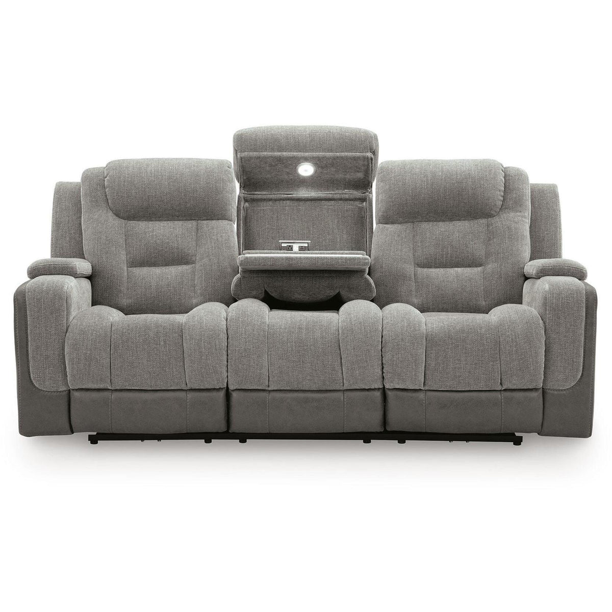 Signature Design by Ashley Mixed Motion PC8350515 Power Reclining Sofa with Adjustable Headrest IMAGE 5