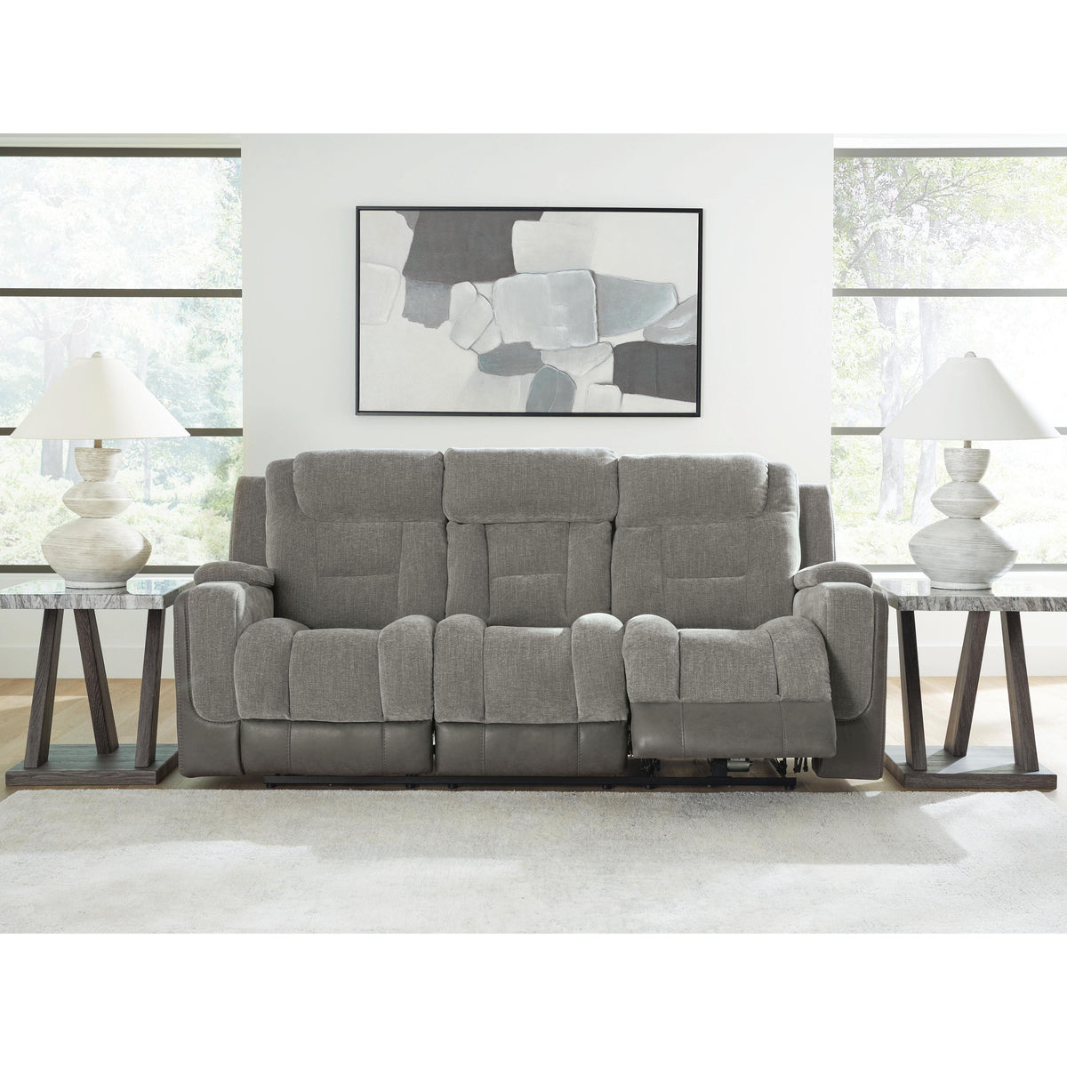 Signature Design by Ashley Mixed Motion PC8350515 Power Reclining Sofa with Adjustable Headrest IMAGE 7