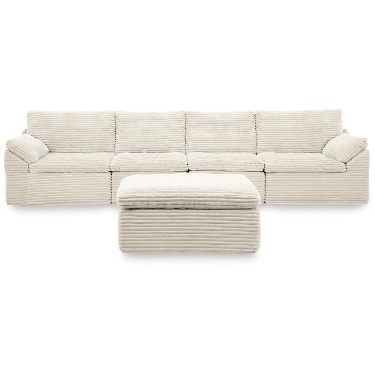Signature Design by Ashley Fannin PC84304S1 4 pc Sectional with Ottoman IMAGE 1