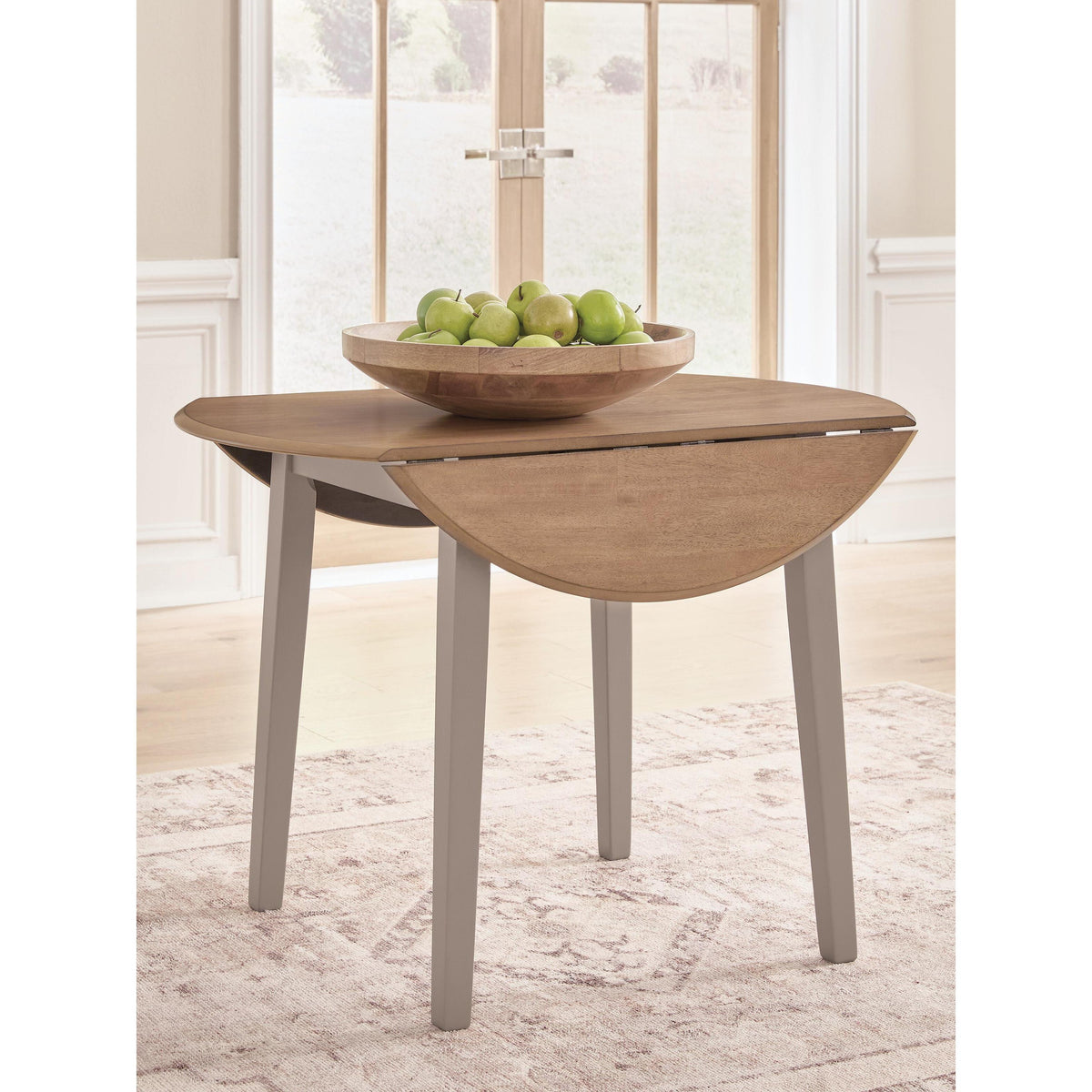 Signature Design by Ashley Harperfeld PCD403-15 Round Drop Leaf Table IMAGE 4