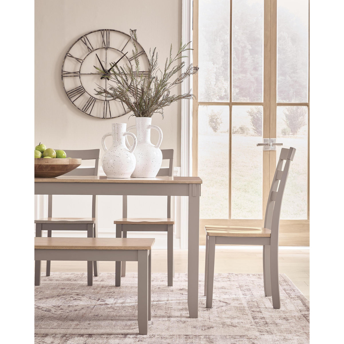 Signature Design by Ashley Harperfeld PCD403-325 Dining Room Table Set IMAGE 6